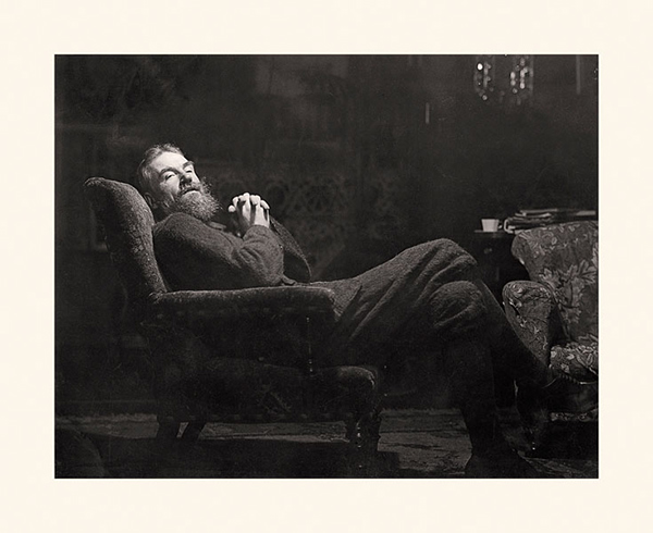 Self-Portrait (young man) in chair George Bernard Shaw -  c 1904